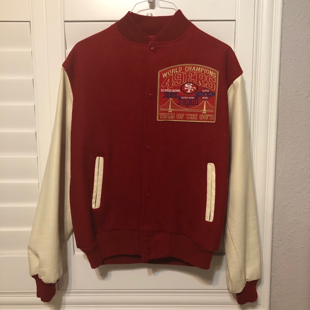 49ers Leather jacket